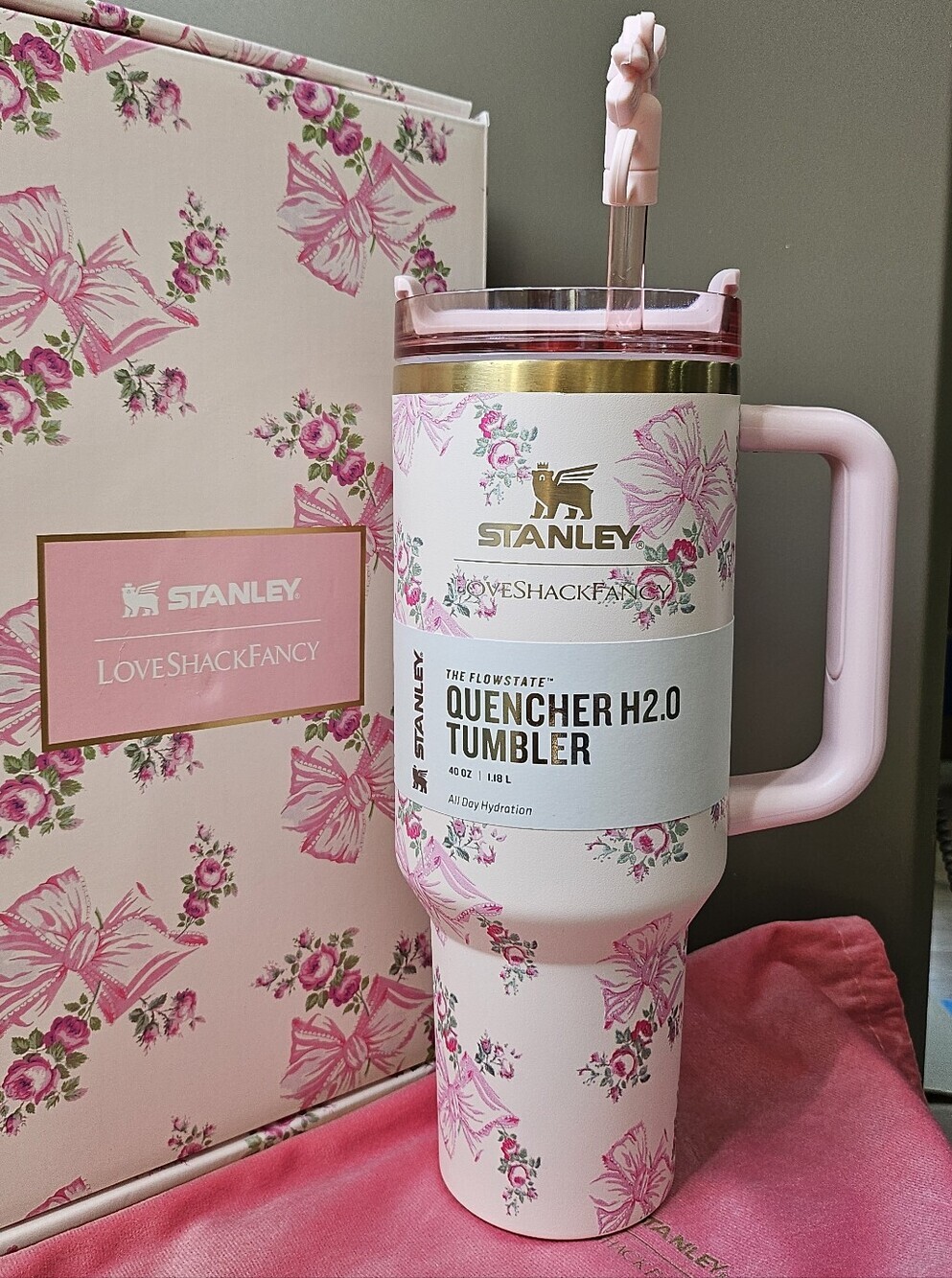 Stanlet LoveShackFancy 40oz Tumbler